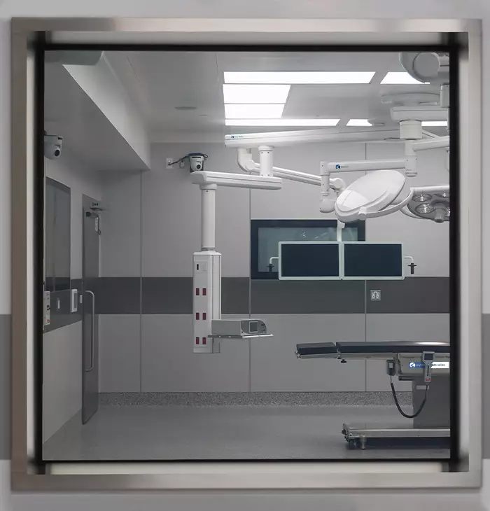 large Skytron EASE Window in medical setting