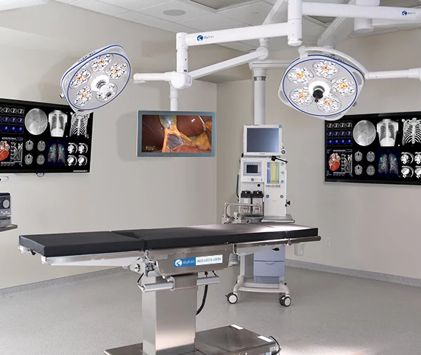 Skytron Optik View Display in medical setting