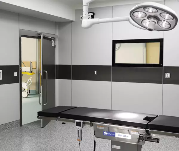 Skytron EASE Modular Door (hinged) in medical setting
