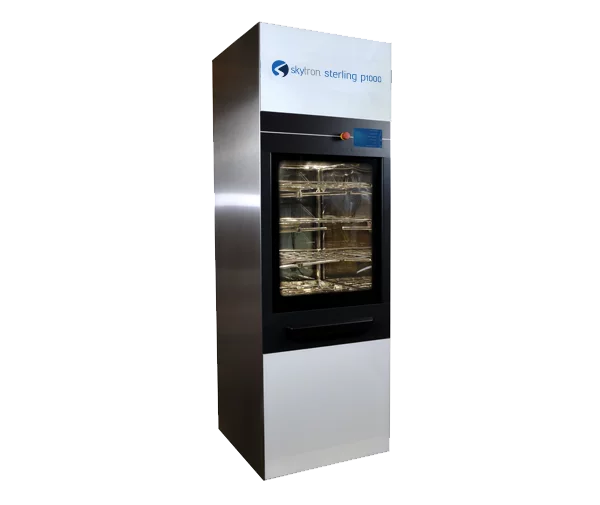 Skytron Sterling P1000 Washer Disinfector facing the right no background