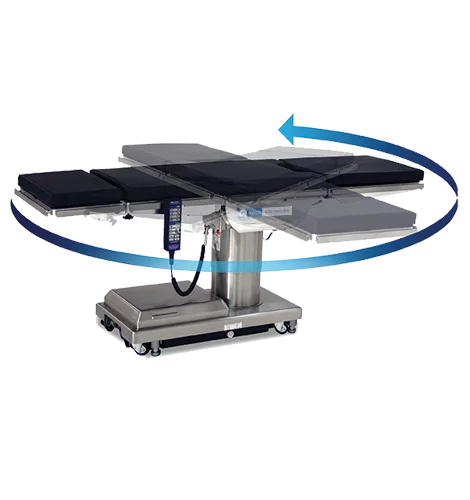 Skytron 6702 Hercules product image with swivel-motion arrow graphic no background