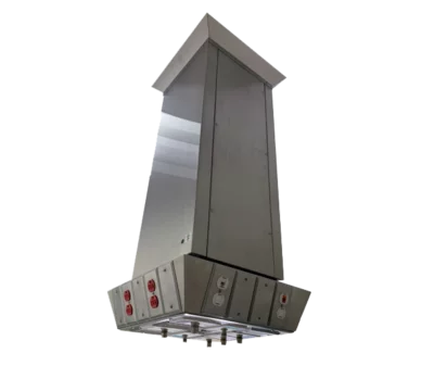 Stainless equipment column for operating room