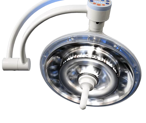 Skytron DoVera surgical light under view of the sterile handle