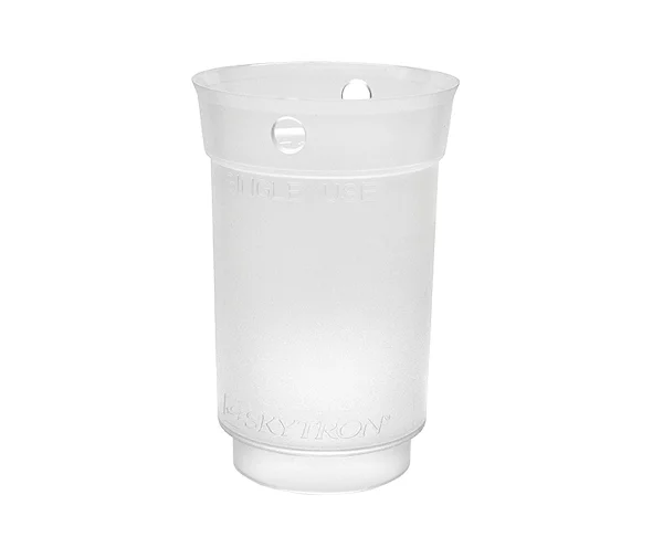 Close up of disposable surgical camera cover